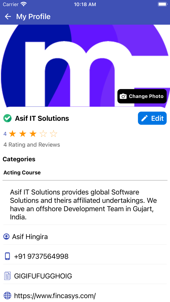 Service Provider Fincasys