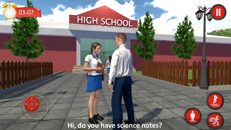 Virtual High School Fun Game