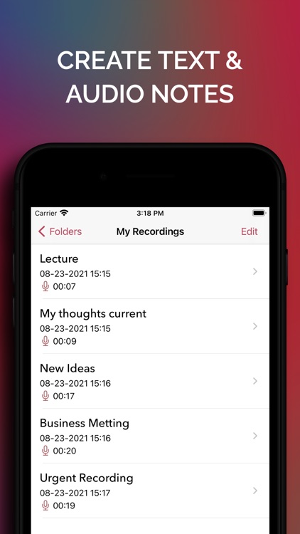 Audio Note - Voice Recorder