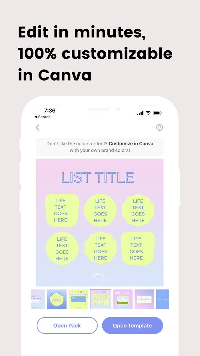 Kwote Templates for Canva