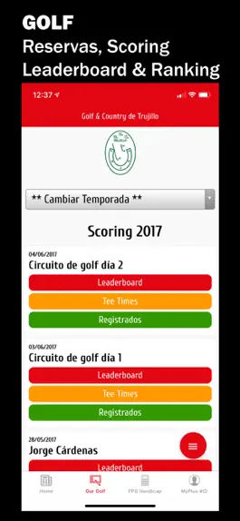 Game screenshot Golf & Country Club Trujillo hack