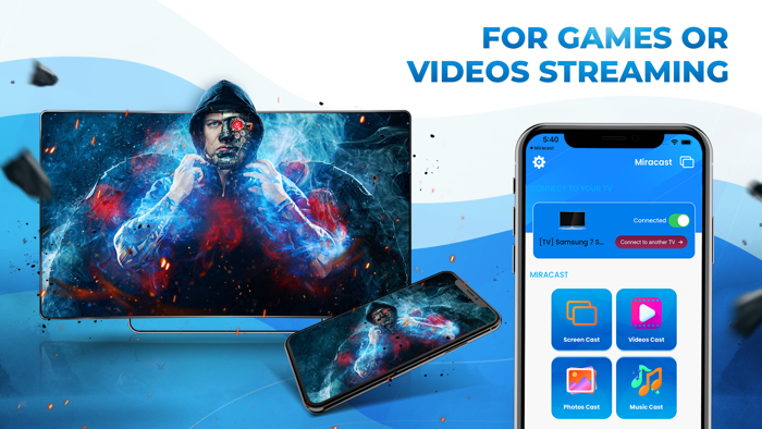 Miracast Screen Mirroring App