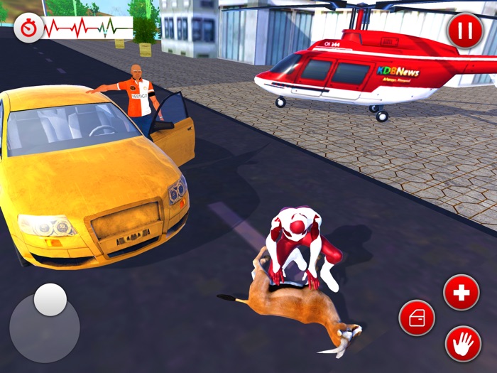 Flying Superhero Pet Rescue 3D