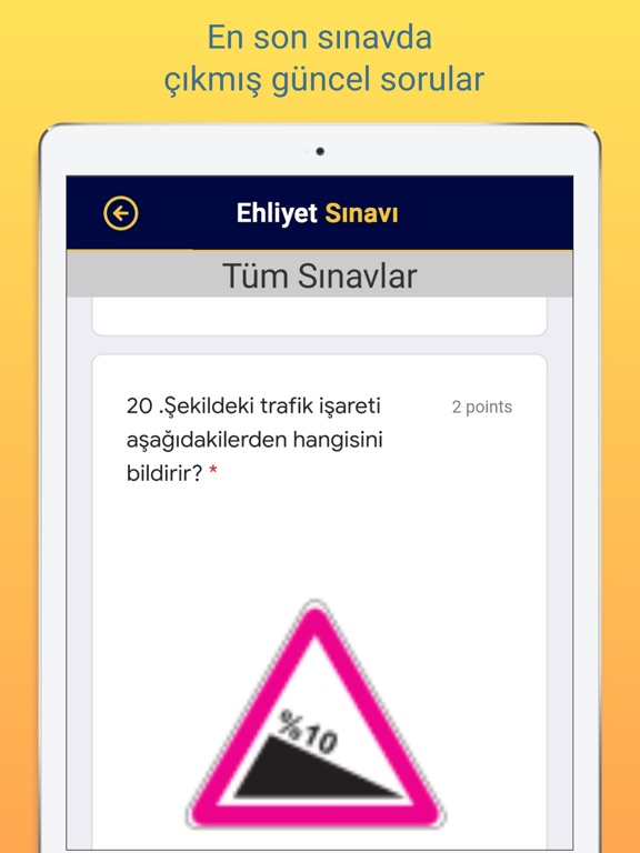 Ehliyet E-Sınav Soruları screenshot 3