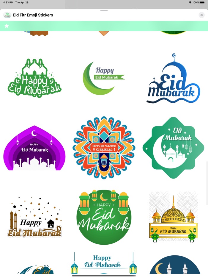 Eid Fitr Emoji Stickers