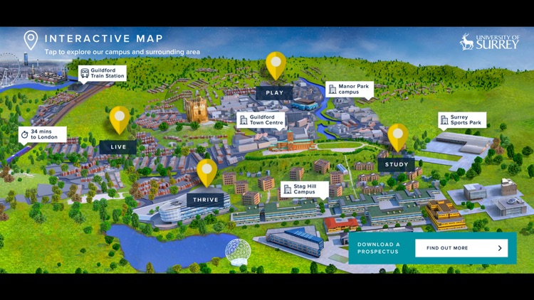 Uni Surrey Virtual Tour