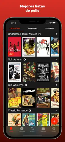 Screenshot 1 Movie Lists Pelis para Netflix iphone