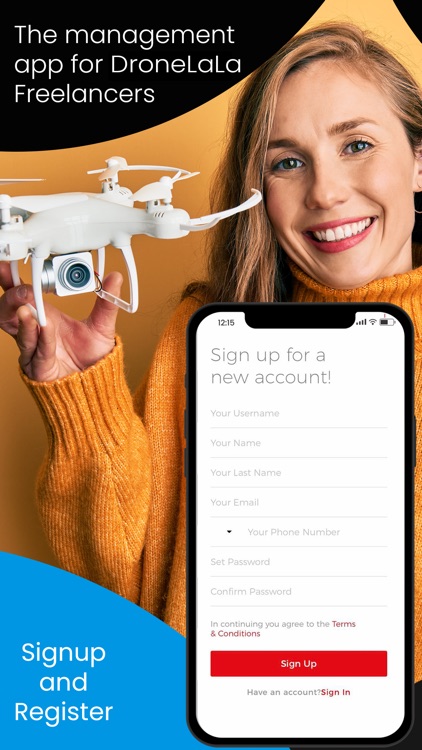 Dronelala for Freelancers