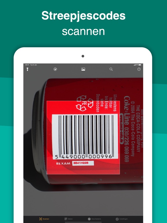 QR Code & Barcode Scanner iPad app afbeelding 2