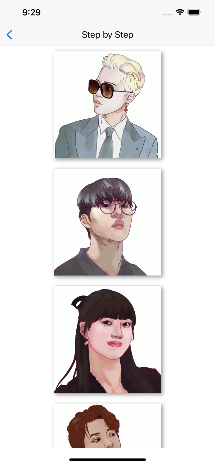 KPOP Idols Draw and Share
