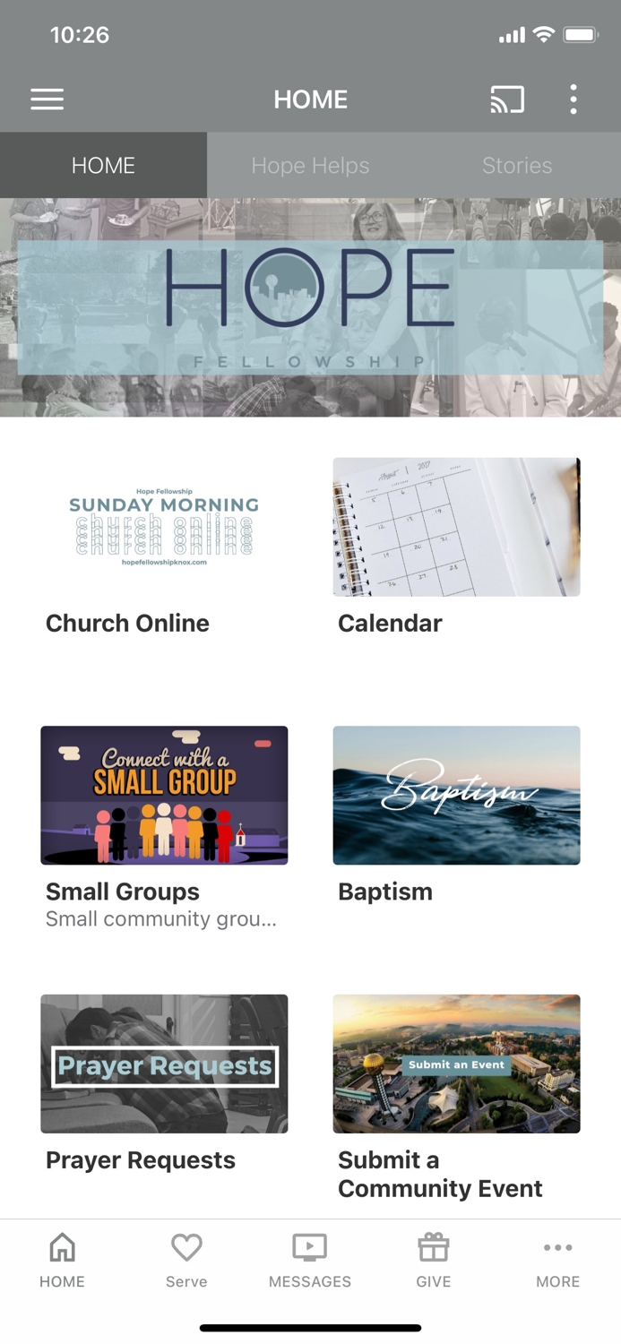 HOPE FELLOWSHIP KNOXVILLE