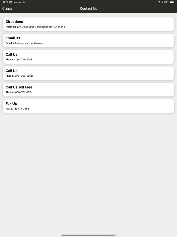 Grayson County Sheriff VA