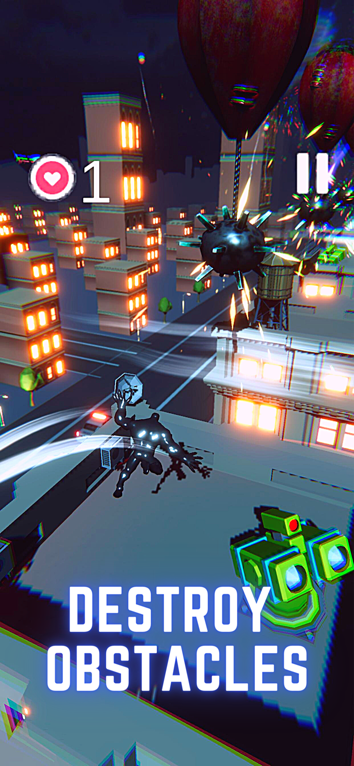 Evil Superhero Black Shadow