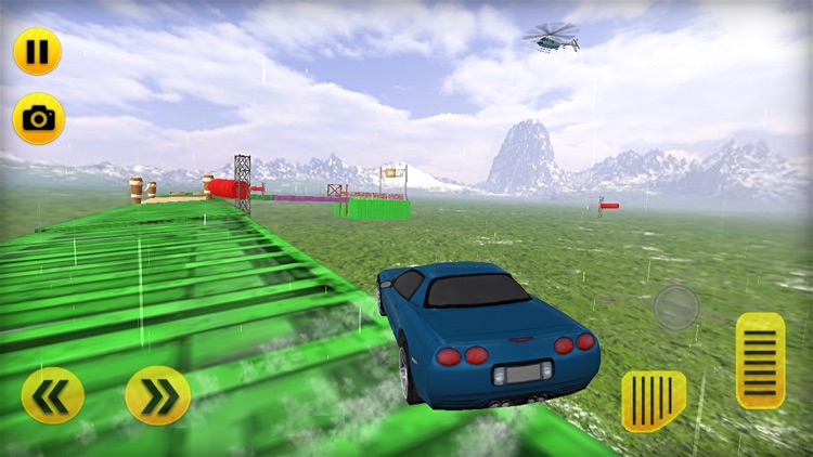 Impossible Car Mega Stunt Ramp screenshot-3