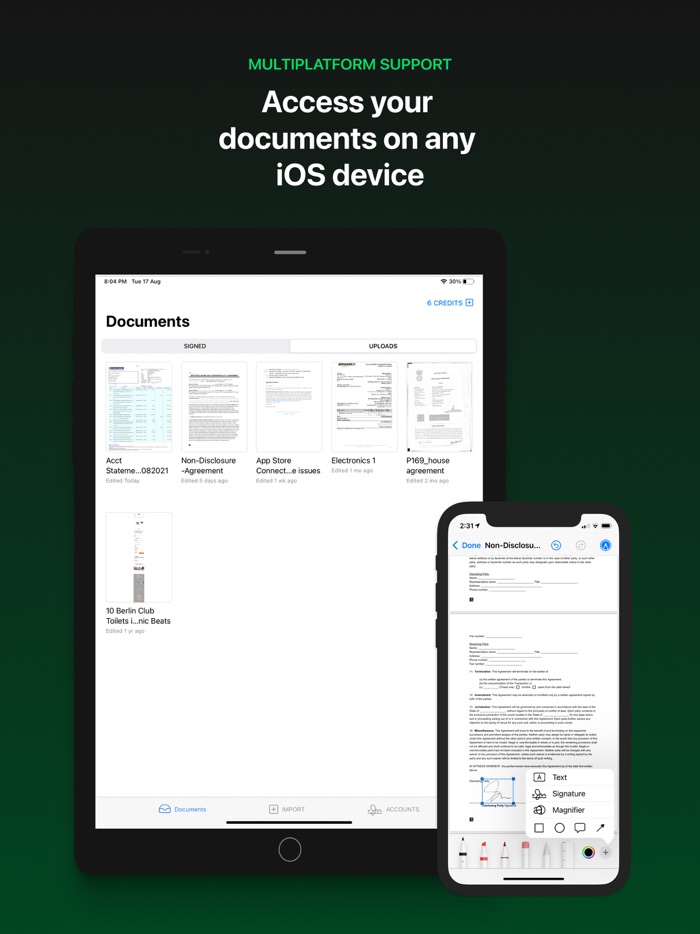 Zap Sign Scan, Sign  Share