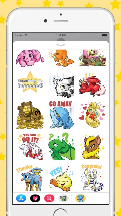 Neopets Stickers