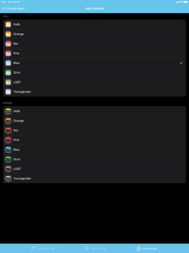 Aktuelle Kalenderwoche Im App Store