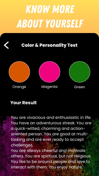 Color and Personality Tests screenshot-3