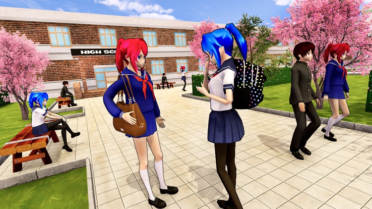 Anime High School Life Sim 3D
