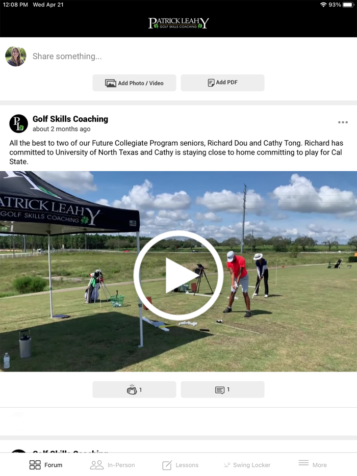 Golf Skills Coaching
