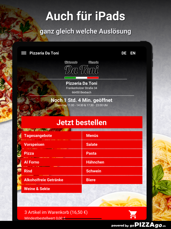 Pizzeria Da Toni Bexbach screenshot 8