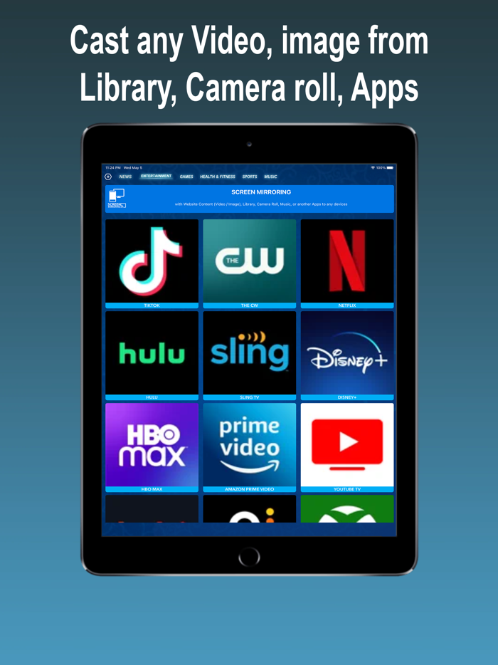 Screen Mirroring for All TV PC