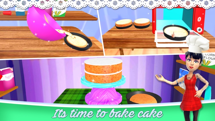 Cake Maker: Girls & Cake Games screenshot-3