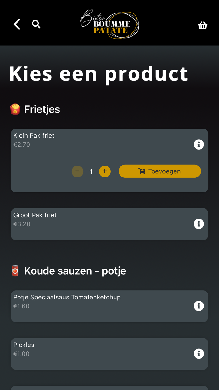 Bistro Boumme Patate