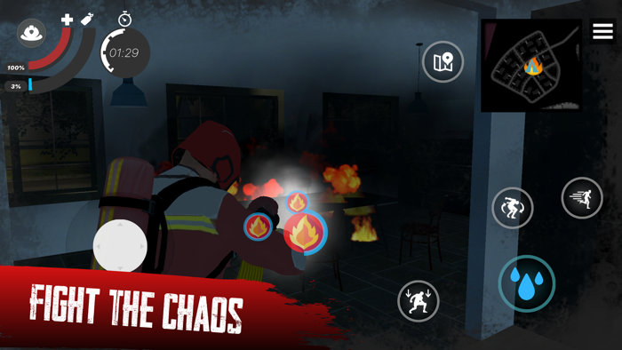 Firefighting Squad Fire Truck