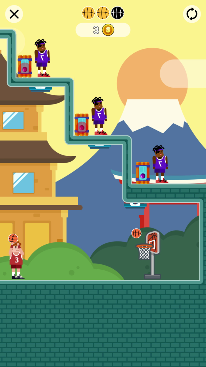 Basket Bounce - Dunk Puzzles