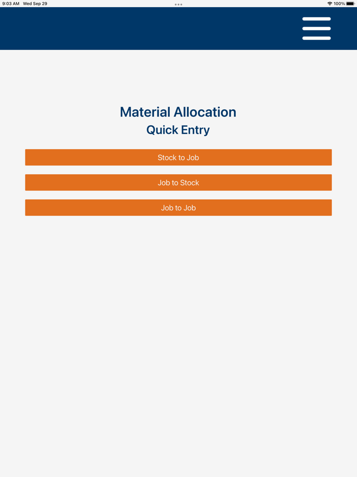 E2 MFG Material Allocation