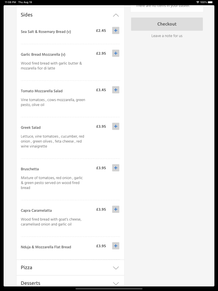 Lombrello Wood Fired Pizza,