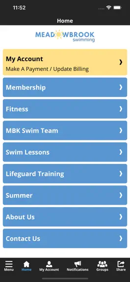Game screenshot Meadowbrook Swim Club apk