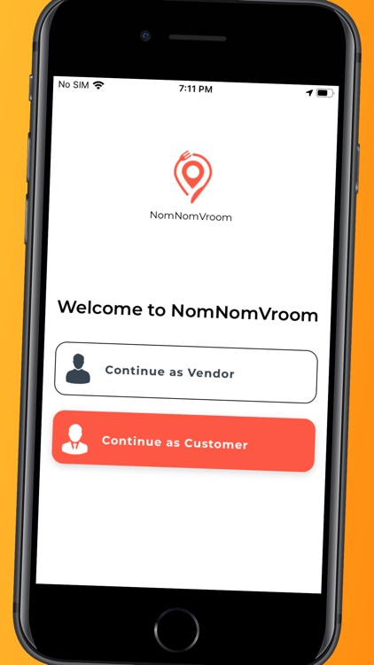 NomNomVroom Mobile Food Finder