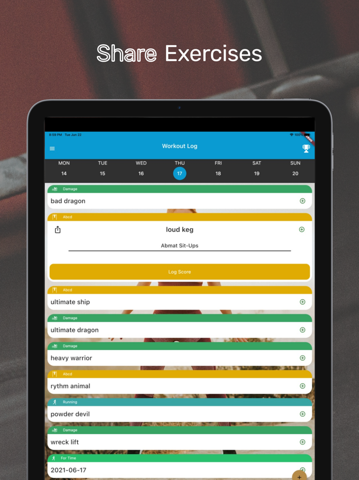 Workout Log - Training Journal