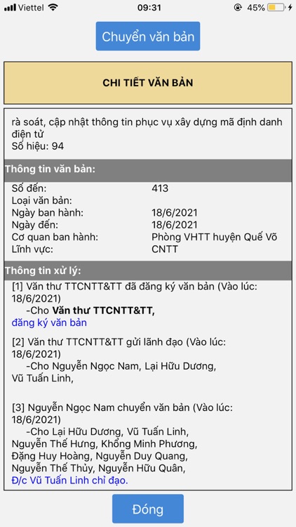 QUẢN LÝ VĂN BẢN ĐIỀU HÀNH BN screenshot-3