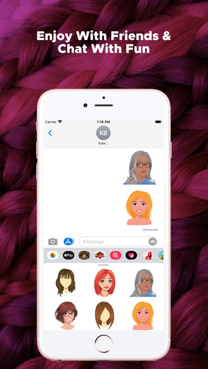 Hairstyle Emojis screenshot-3