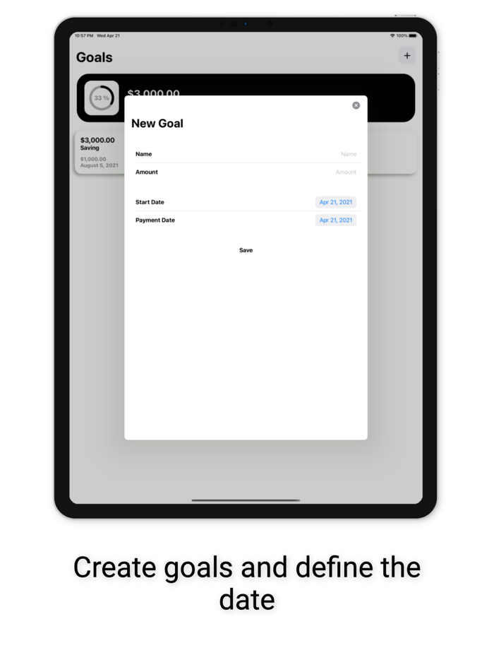 Goals Save Your Money