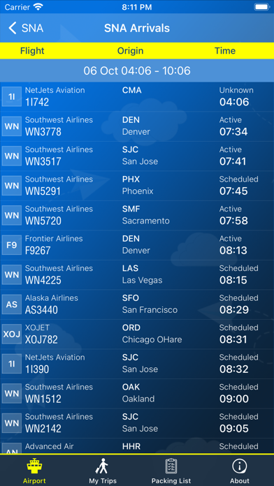 John Wayne Airport SNA + Radar screenshot 2