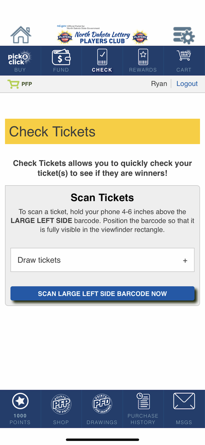 ND Lottery Players Club