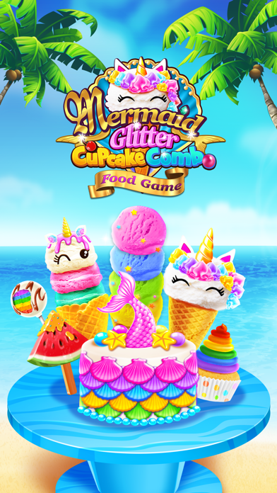 How to cancel & delete Mermaid Glitter Cupcake Chef from iphone & ipad 1