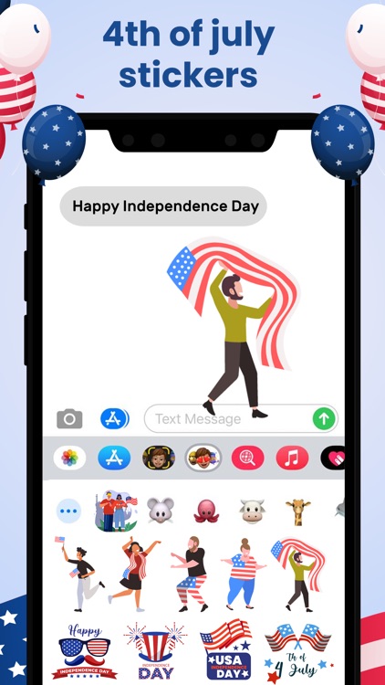 4th July Stickers screenshot-3