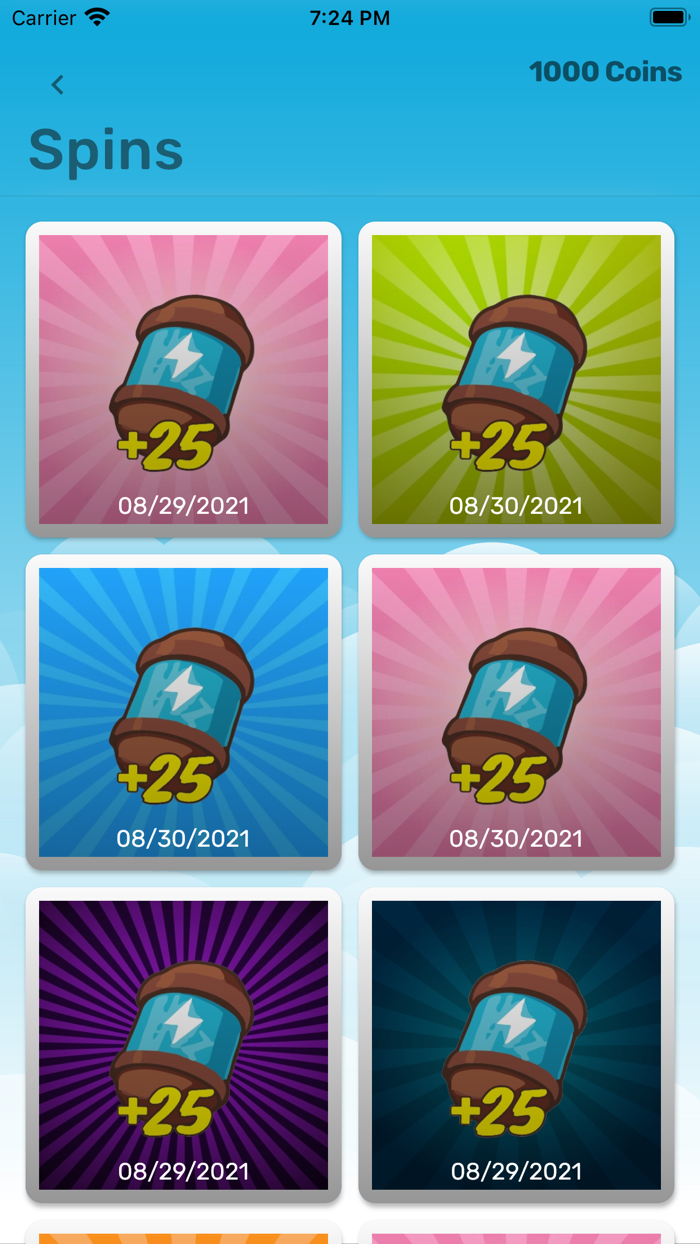 CM Rewards  Daily Spins