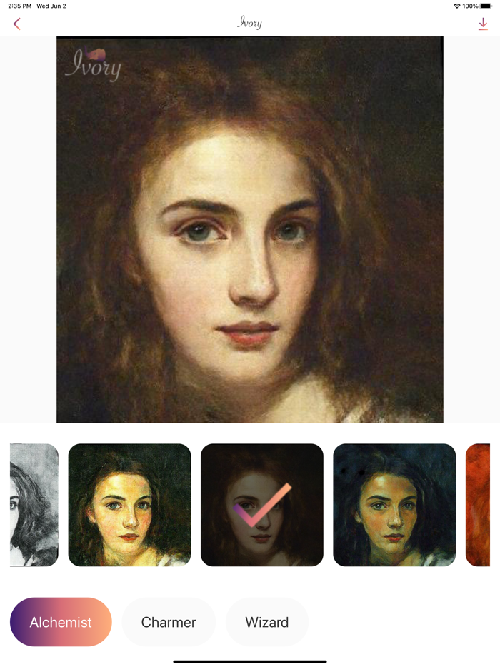 Ivory - AI Portrait Filters
