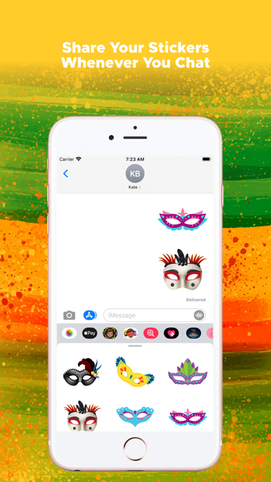 Carnival Party Emojis screenshot 4