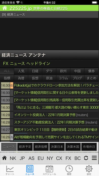 世界株価アラート Iphoneアプリ Applion