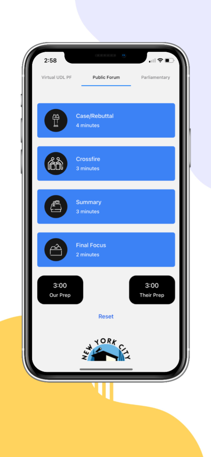 NYCUDL Debate Timer