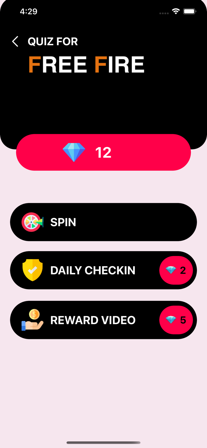 FF DIAMOND -Quiz for Free Fire