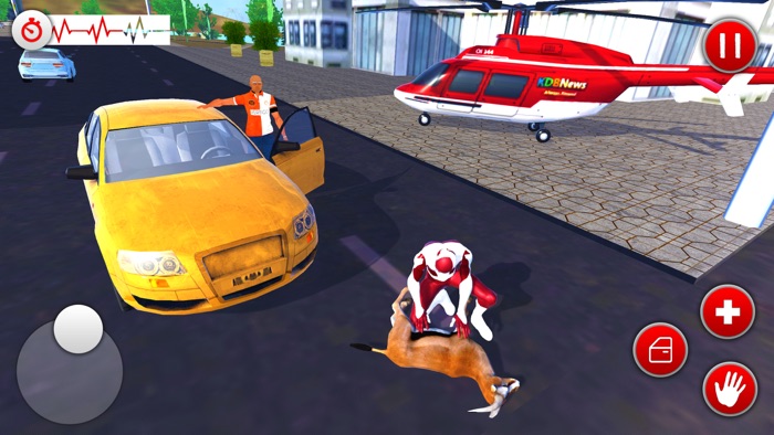 Flying Superhero Pet Rescue 3D