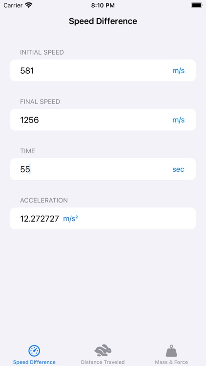 Acceleration Calculator Pro